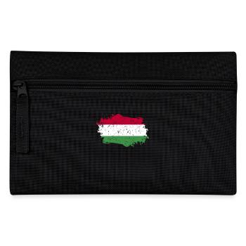 Hungary Flag Grunge Hungary Flag - Pencil Case - black - Front