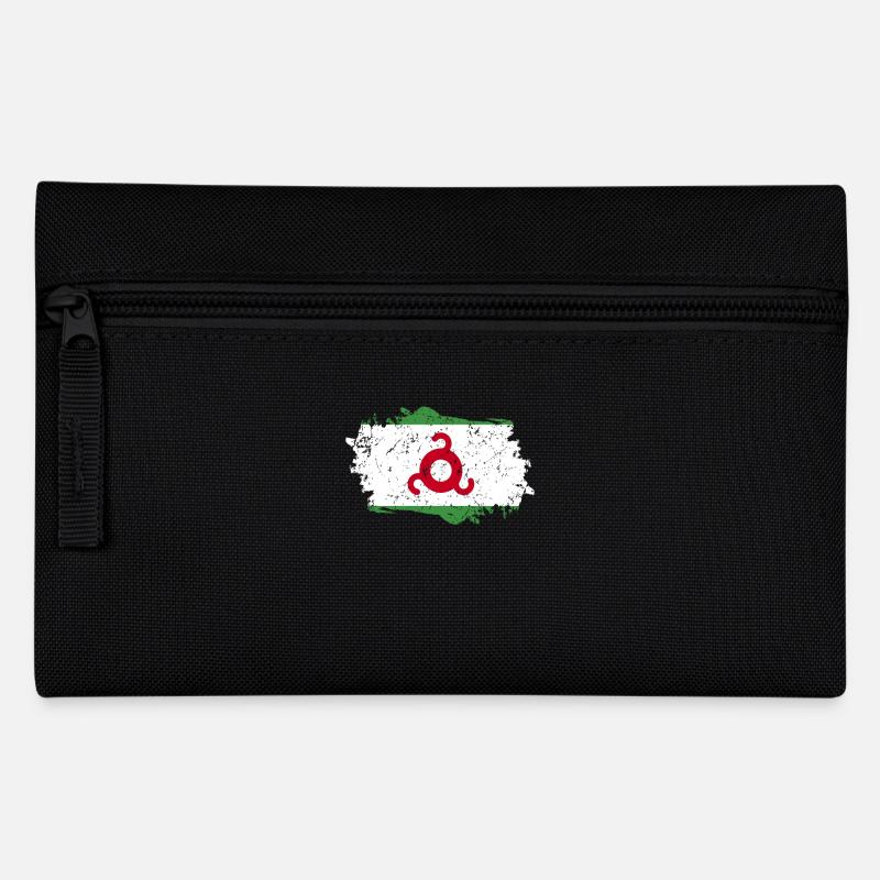 Drapeau de l’Ingouchie Grunge Drapeau de l’Ingouchie - Trousse - noir