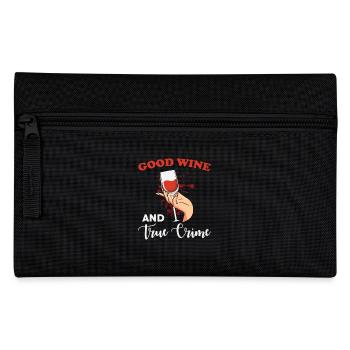 Guter Wein Und Wahre Verbrechen - Federtasche - Schwarz - Vorne