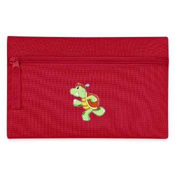Turtle Jogger Jogging Sport - Pencil Case - red - Front