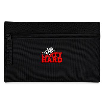 Birthday with alcohol and beer - Party Hard - Pencil Case - black - Front