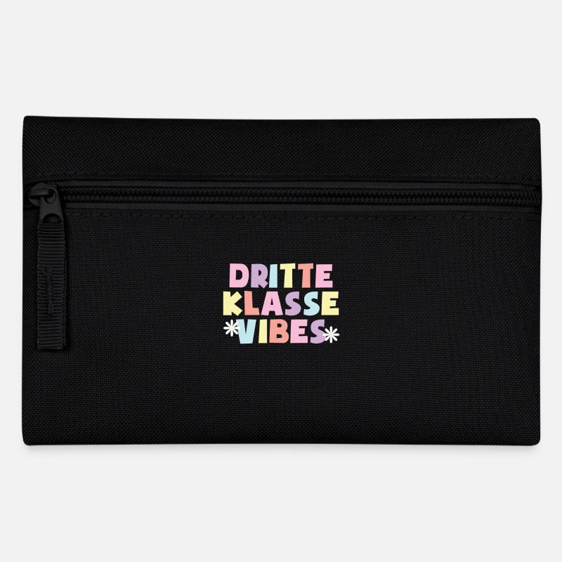 3. Klasse Vibes Schulkind 3. Klasse - Federtasche - Schwarz