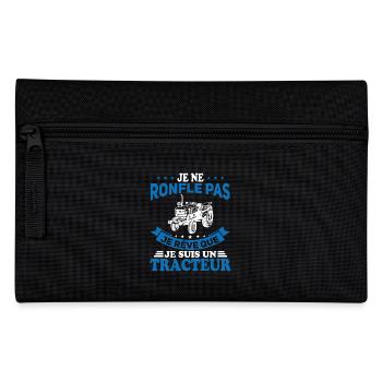 Je ne Ronfle pas je rêve que je suis un Tracteur - Trousse - noir - Devant