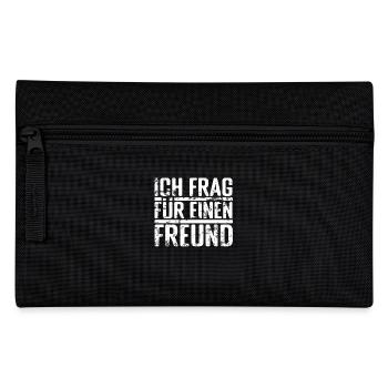 Ich frag für einen Freund - Federtasche - Schwarz - Vorne