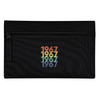 Cool Retro 1967, 55 ans, cadeau de 55e anniversaire - Trousse - noir - Devant
