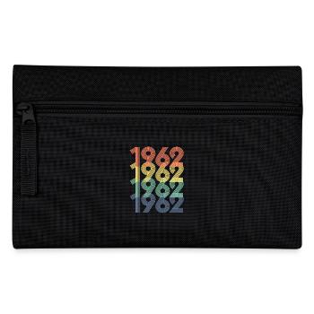 Cool Retro 1962, 60 ans, cadeau de 60e anniversaire - Trousse - noir - Devant
