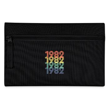Cool Retro 1982, 40 ans, cadeau de 40e anniversaire - Trousse - noir - Devant