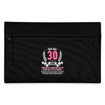 30 Jahre idee mich alt zu nennen 30 Geburtstag - Federtasche - Schwarz - Vorne