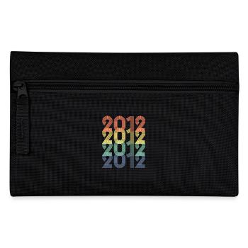 Cool Retro 2012, 11 Jahre alt, Kinder zum 11. Geburtstag - Federtasche - Schwarz - Vorne