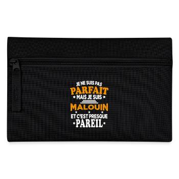 Pas Parfait Je Suis Malouin Et C'est Pareil - Trousse - noir - Devant