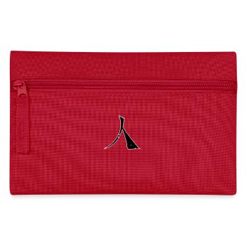 Human Chinese Script Character Symbol - Pencil Case - red - Front