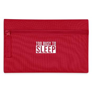 Home Office Saying - Pencil Case - red - Front