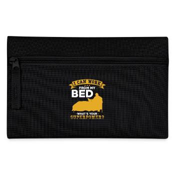 Home Office Saying - Pencil Case - black - Front