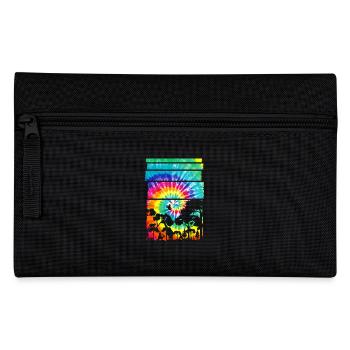 Africa Safari Savannah - Pencil Case - black - Front