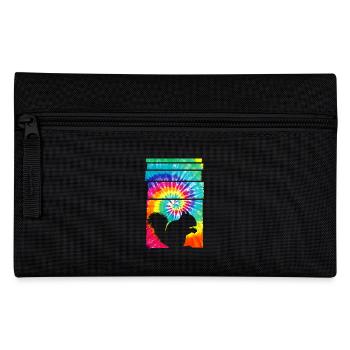Eichhörnchen Hippie Tie Dye - Federtasche - Schwarz - Vorne