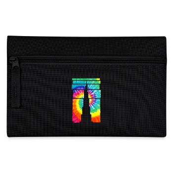 Dubai Souvenir Burj Khalifa - Federtasche - Schwarz - Vorne