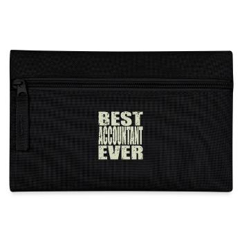 Best Buchhalter ever Buchhalter Geschenk - Federtasche - Schwarz - Vorne
