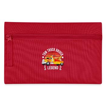 Abschleppwagen Fahrer Legende - Federtasche - Rot - Vorne