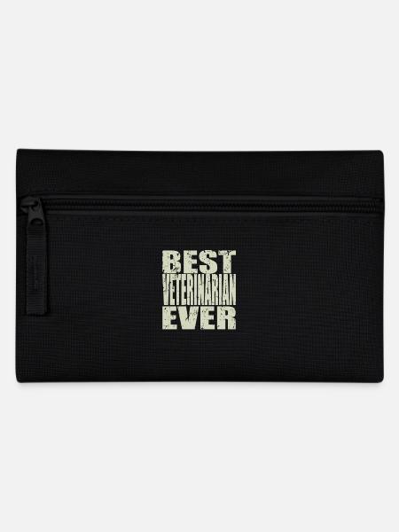 Best Tierarzt ever Tierarzt Geschenk - Federtasche - Schwarz