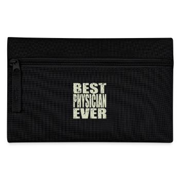 Best Physiker ever Physiker Geschenk - Federtasche - Schwarz - Vorne