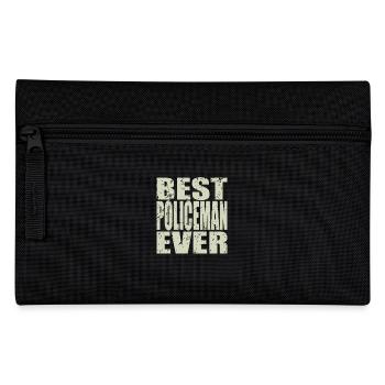 Best Policeman ever Policeman Gift - Pencil Case - black - Front