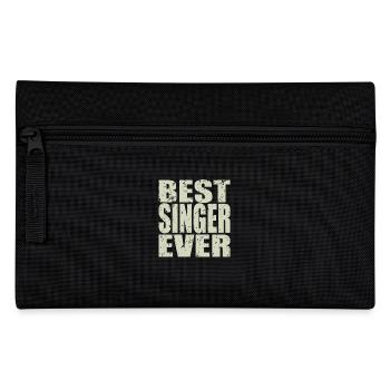 Best Sänger ever Sänger Geschenk - Federtasche - Schwarz - Vorne