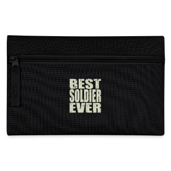 Best Soldier ever Soldier Gift - Pencil Case - black - Front
