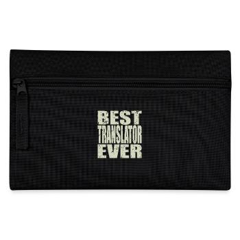 Meilleur traducteur de tous les temps - Trousse - noir - Devant