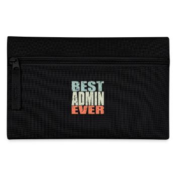 Best Admin ever Admin Gift - Pencil Case - black - Front
