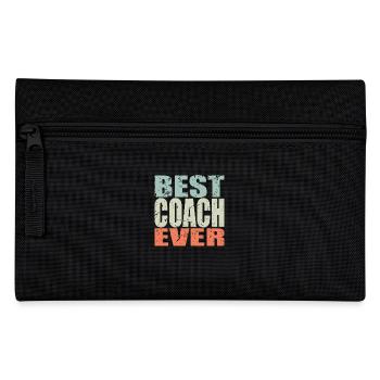 Best Coach ever Coach Geschenk - Federtasche - Schwarz - Vorne
