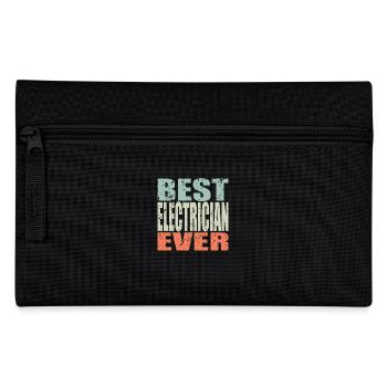 Best Elektriker ever Elektriker Geschenk - Federtasche - Schwarz - Vorne