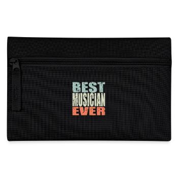 Best Musician ever Musician Gift - Pencil Case - black - Front