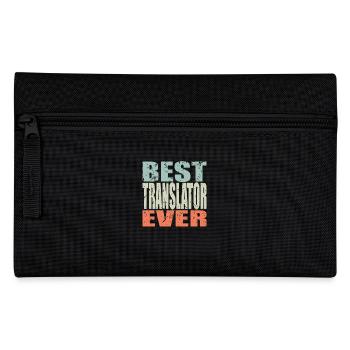 Meilleur traducteur de tous les temps - Trousse - noir - Devant