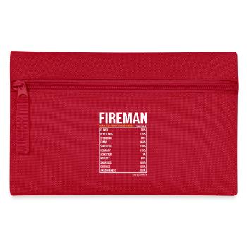 Feuerwehrmann tageswerte Lustig Feuerwehrmann - Federtasche - Rot - Vorne