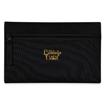 LieblingsOnkel Nichte Neffe witziges Onkel - Federtasche - Schwarz - Vorne