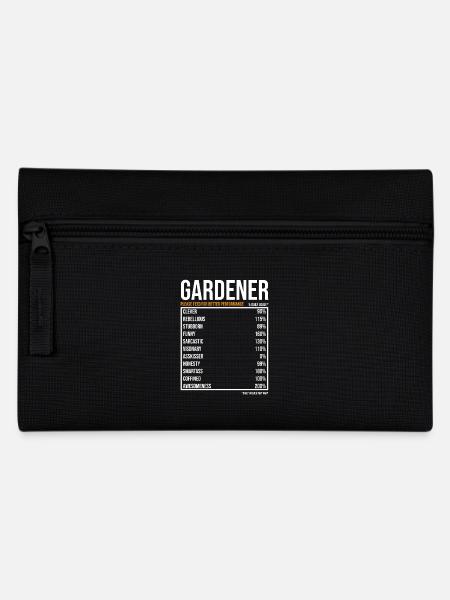 Gärtner tageswerte Lustiger Gärtner - Federtasche - Schwarz