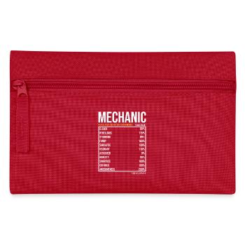 Mechaniker tageswerte Lustiger Mechaniker - Federtasche - Rot - Vorne