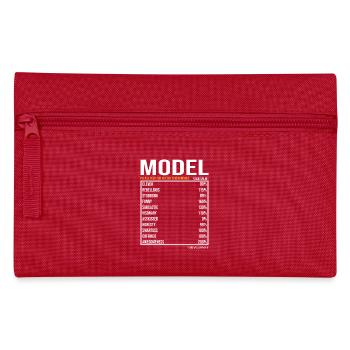 Travail de modèle Disant - Trousse - rouge - Devant