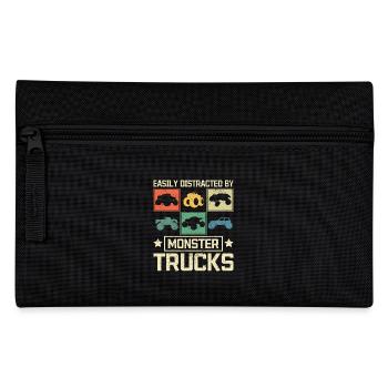 Facilement distrait par les monster trucks - Trousse - noir - Devant