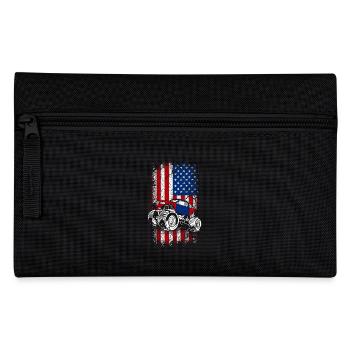 Usa drapeau américain Monster truck 4 juillet - Trousse - noir - Devant