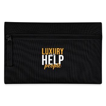 Helper Gift Luxury est d’aider les gens - Trousse - noir - Devant