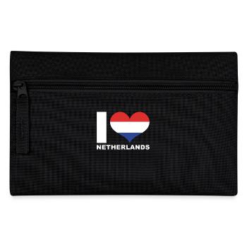 J’adore le drapeau du cœur des Pays-Bas Pays-Bas - Trousse - noir - Devant