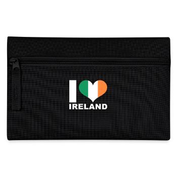 J’aime l’Irlande drapeau du cœur Irlande - Trousse - noir - Devant
