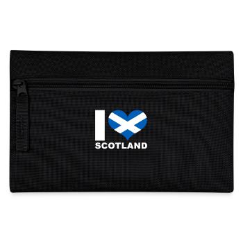 I love Scotland heart flag Scotland - Pencil Case - black - Front