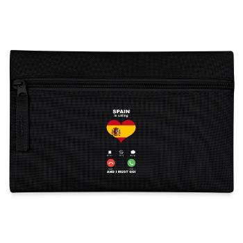 Spanien is calling Spanien Herz Souvenir - Federtasche - Schwarz - Vorne