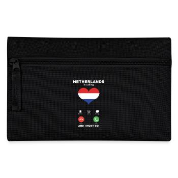 Les Pays-Bas appellent Netherlands Heart Souvenir - Trousse - noir - Devant