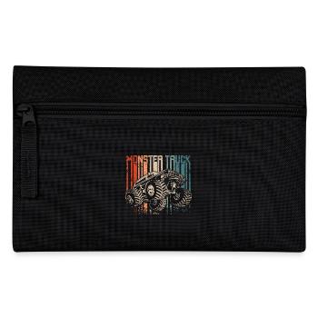 Camions Monster vintage rétro - Trousse - noir - Devant