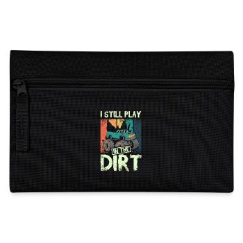 I still play in the dirt Monster truck - Federtasche - Schwarz - Vorne