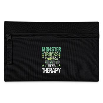 Les monster trucks sont ma thérapie - Trousse - noir - Devant