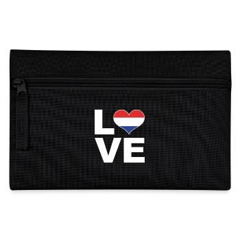J’adore le drapeau du cœur des Pays-Bas Pays-Bas - Trousse - noir - Devant